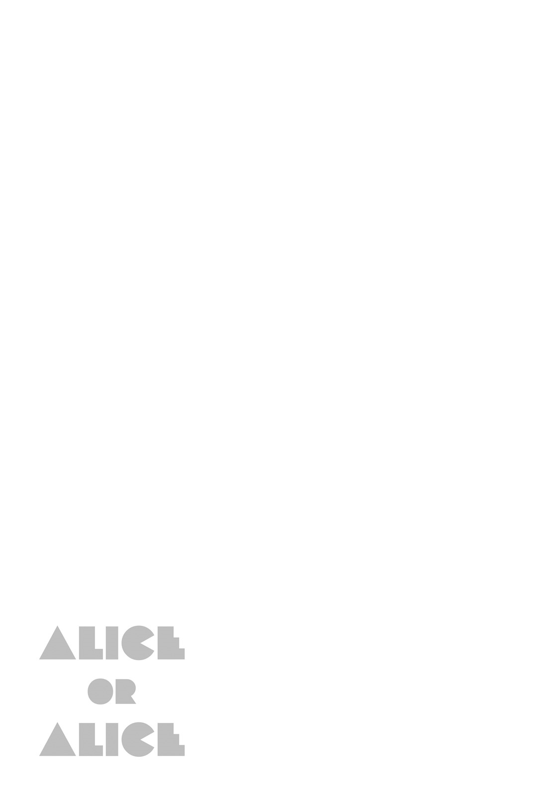 Read Alice or Alice EN Manga Online