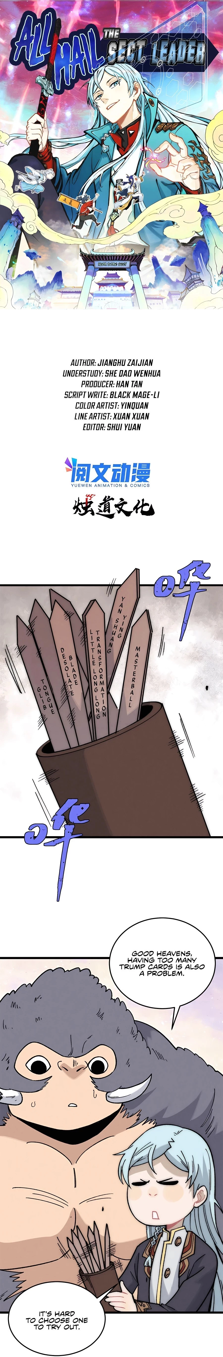 Read All Hail the Sect Leader EN Manga Online