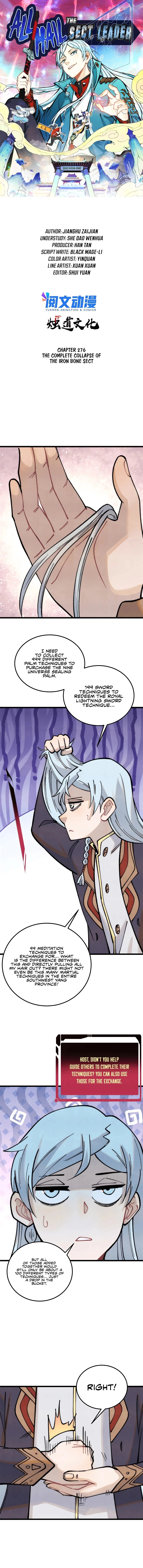 Read All Hail the Sect Leader EN Manga Online