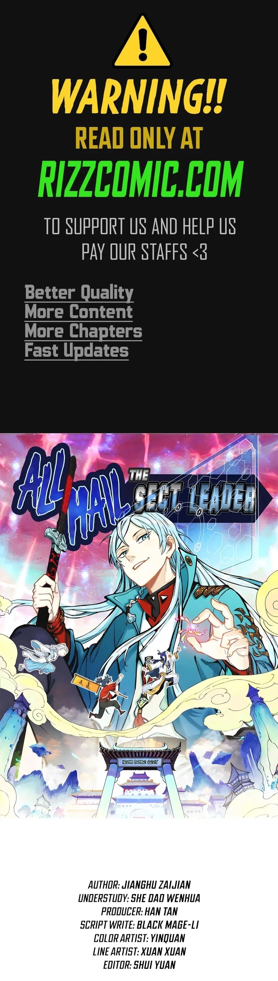 Read All Hail the Sect Leader EN Manga Online