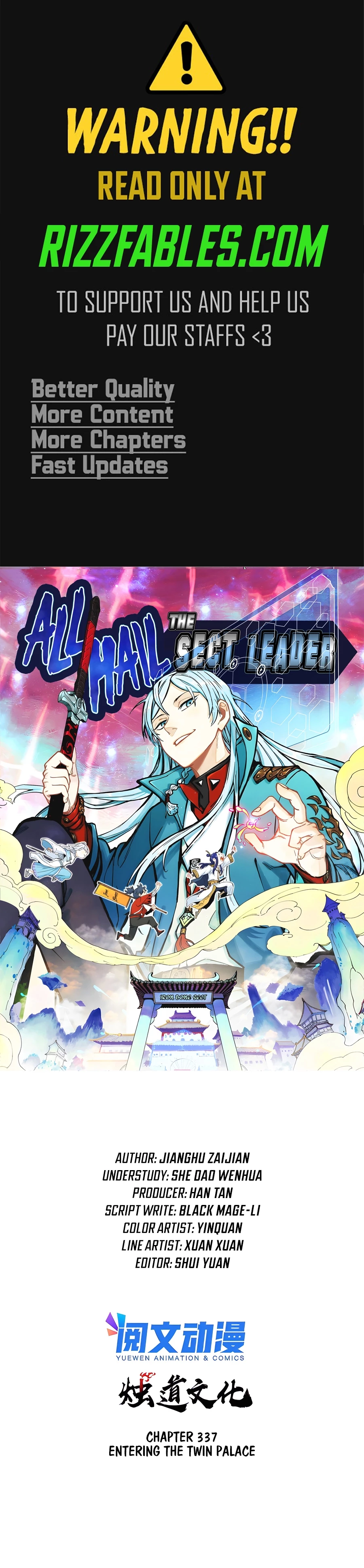 Read All Hail the Sect Leader EN Manga Online