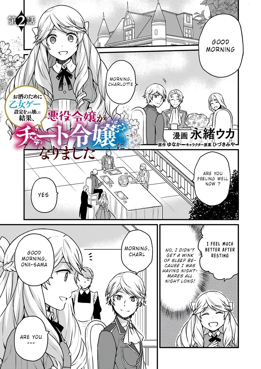 Read Because Of Her Love For Sake The Otome Game Setting Was Broken And The Villainous Noblewoman Became The Noblewoman With Cheats EN Manga Online