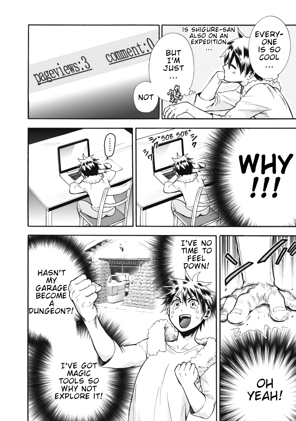 Read Bouken Ka Ni Narou Skill Board De Dungeon Kouryaku EN Manga Online