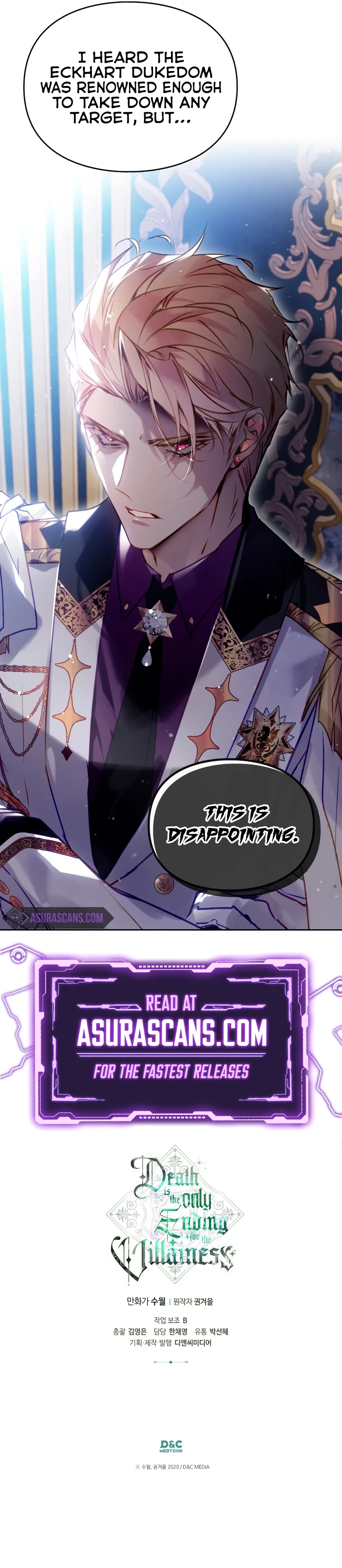 Read Death Is The Only Ending For The Villainess EN Manga Online