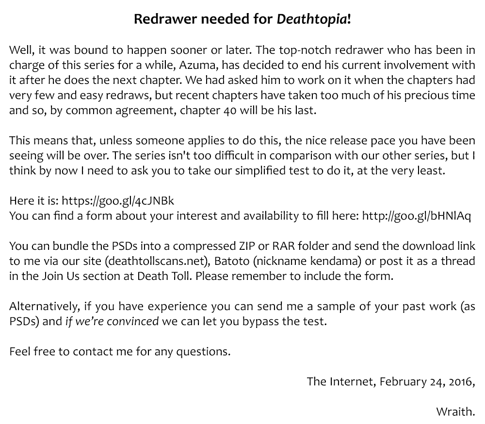 Read Deathtopia EN Manga Online