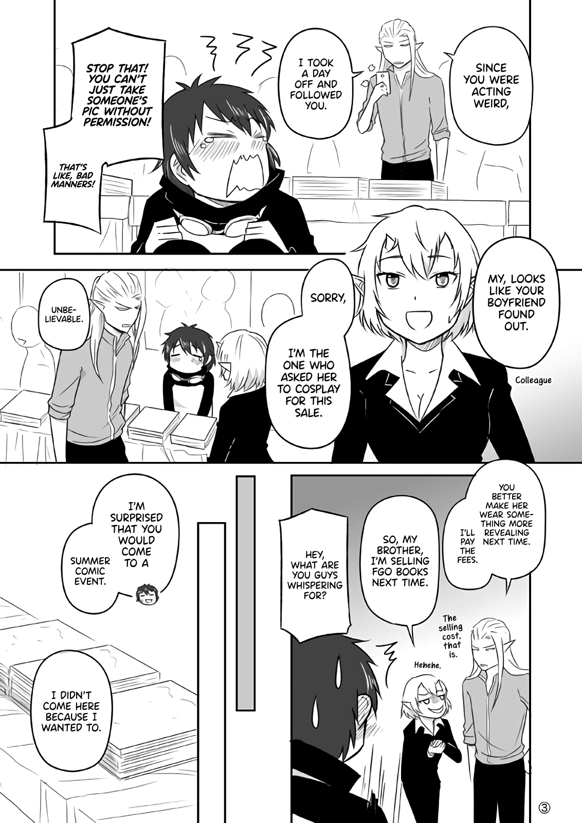 Read Elf Boyfriend & Boyish Girlfriend EN Manga Online