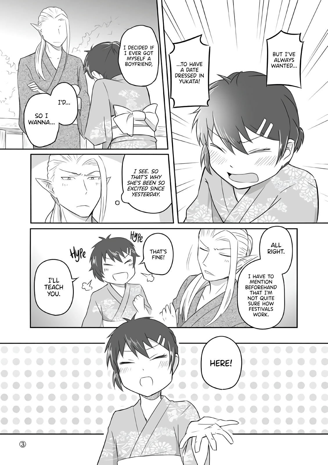 Read Elf Boyfriend & Boyish Girlfriend EN Manga Online