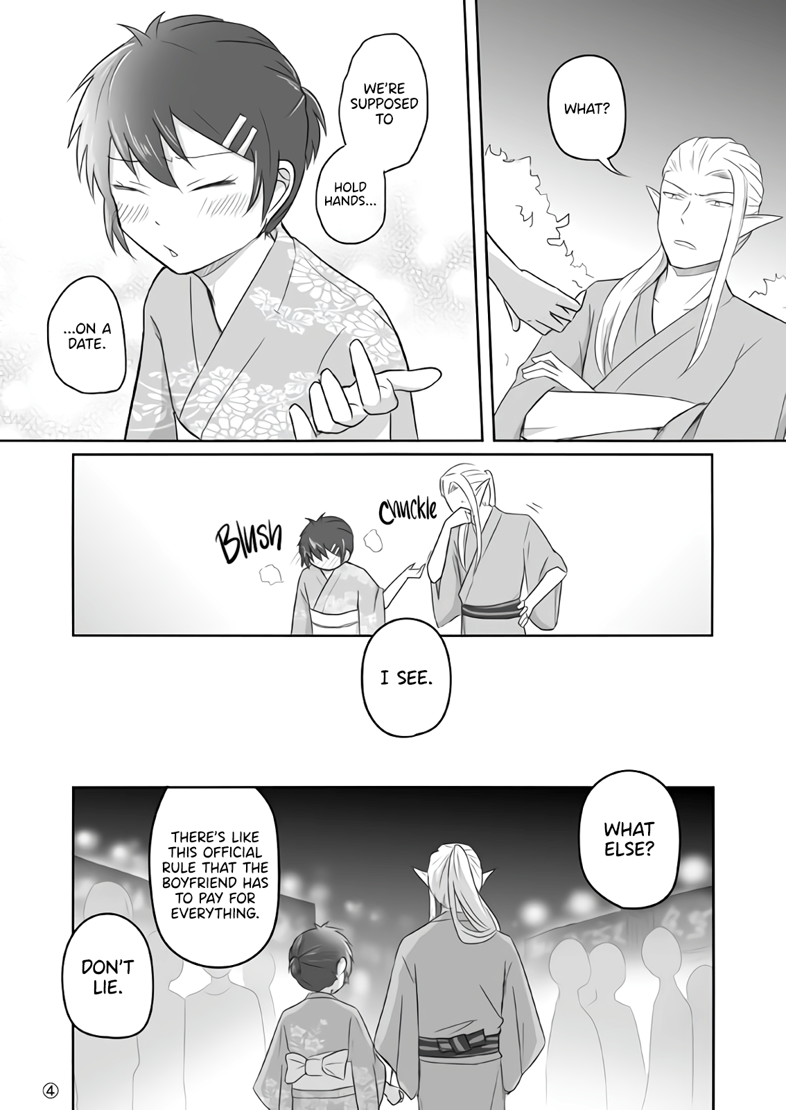 Read Elf Boyfriend & Boyish Girlfriend EN Manga Online