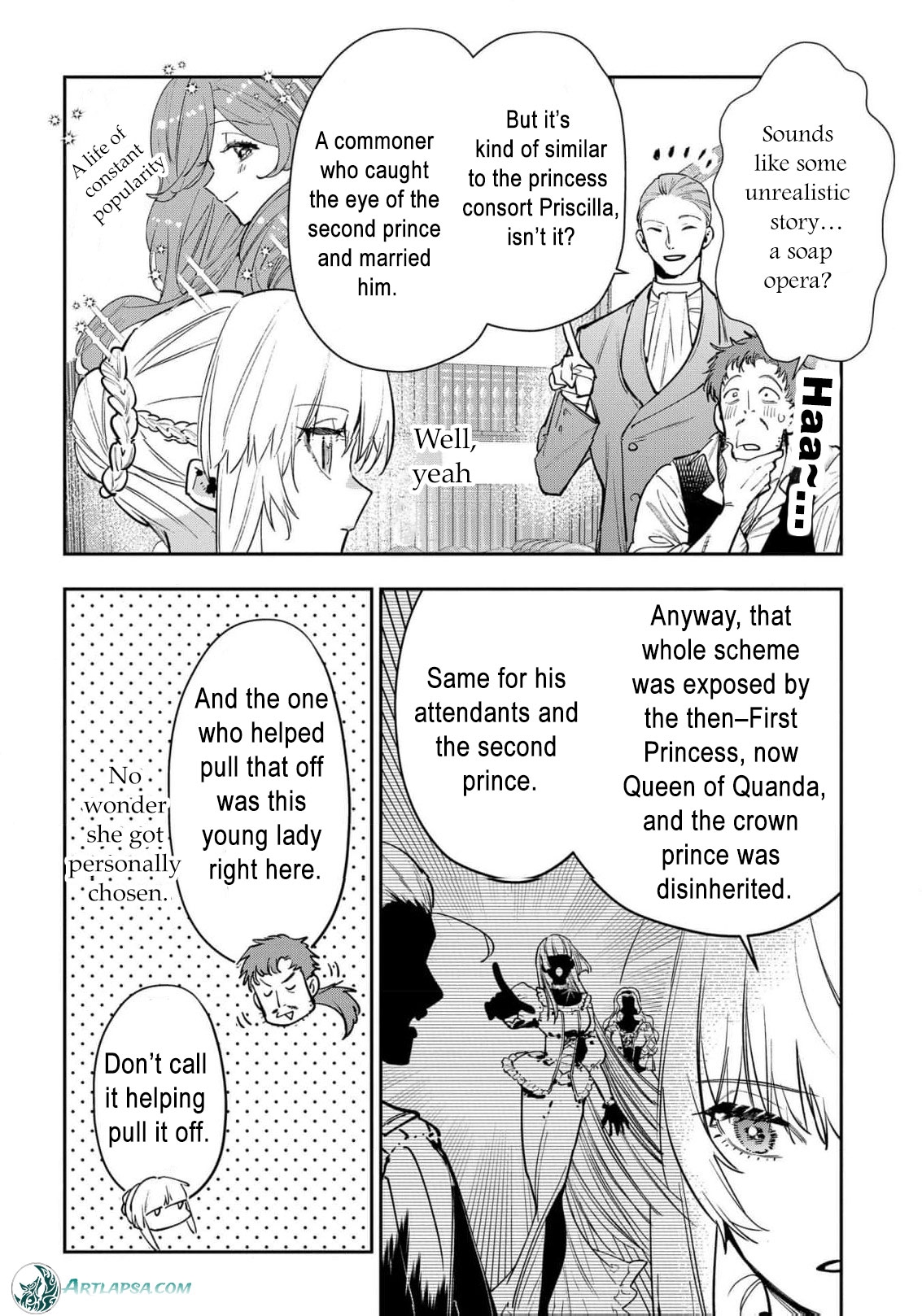 Read From Ordinary Maid to Chief Lady in Waiting to the Queen EN Manga Online