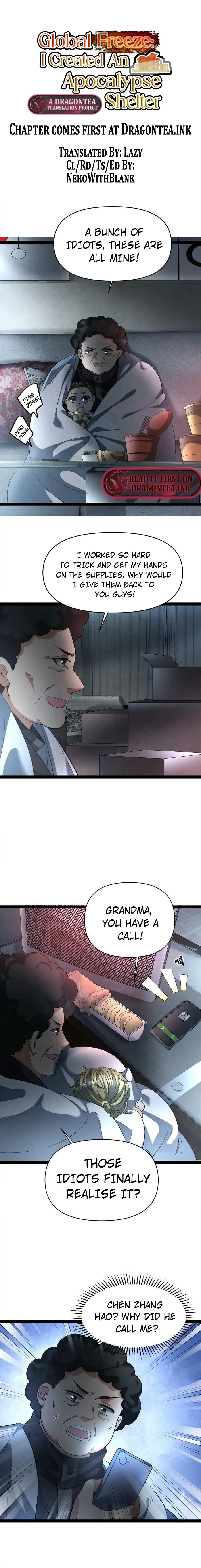Read Global Freeze_ I Created an Apocalypse Shelter EN Manga Online