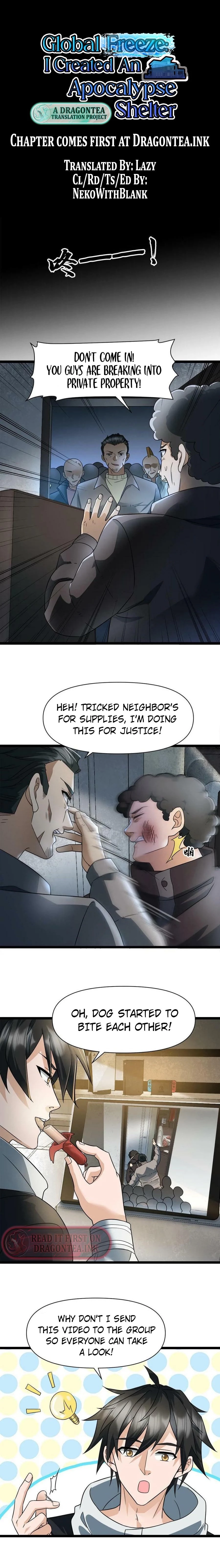 Read Global Freeze_ I Created an Apocalypse Shelter EN Manga Online