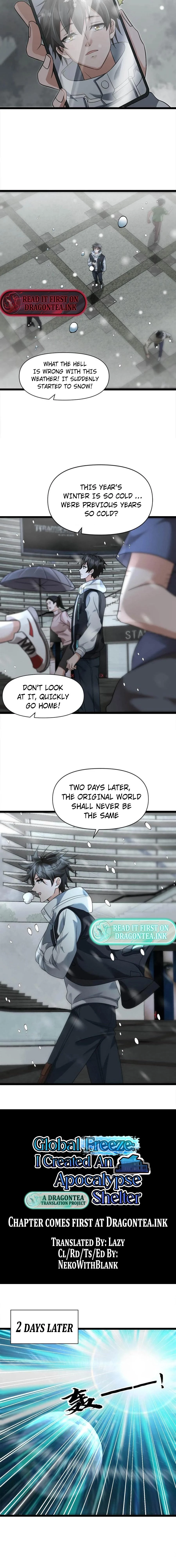 Read Global Freeze_ I Created an Apocalypse Shelter EN Manga Online