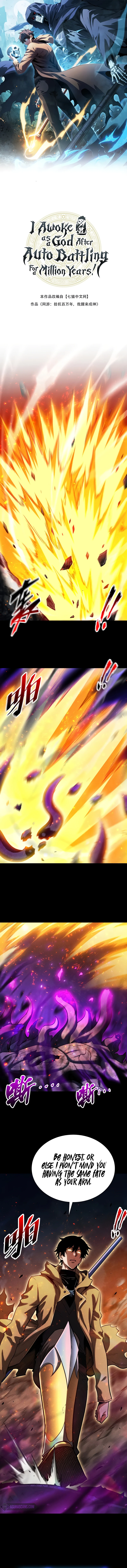 Read I Awoke As A God After Auto Battling For A Million Years EN Manga Online