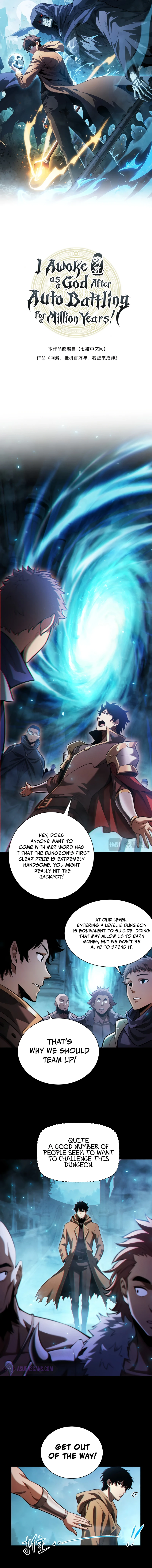 Read I Awoke As A God After Auto Battling For A Million Years EN Manga Online