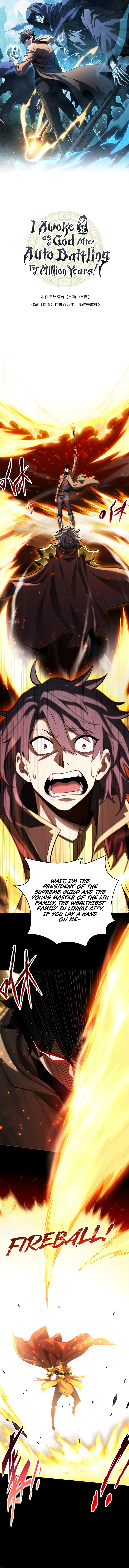 Read I Awoke As A God After Auto Battling For A Million Years EN Manga Online
