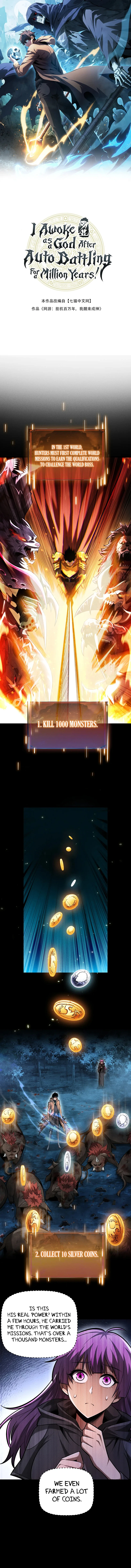Read I Awoke As A God After Auto Battling For A Million Years EN Manga Online