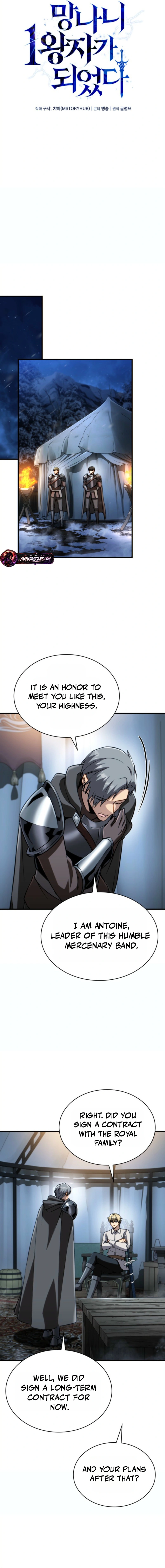 Read I Became the Scoundrel First Prince EN Manga Online
