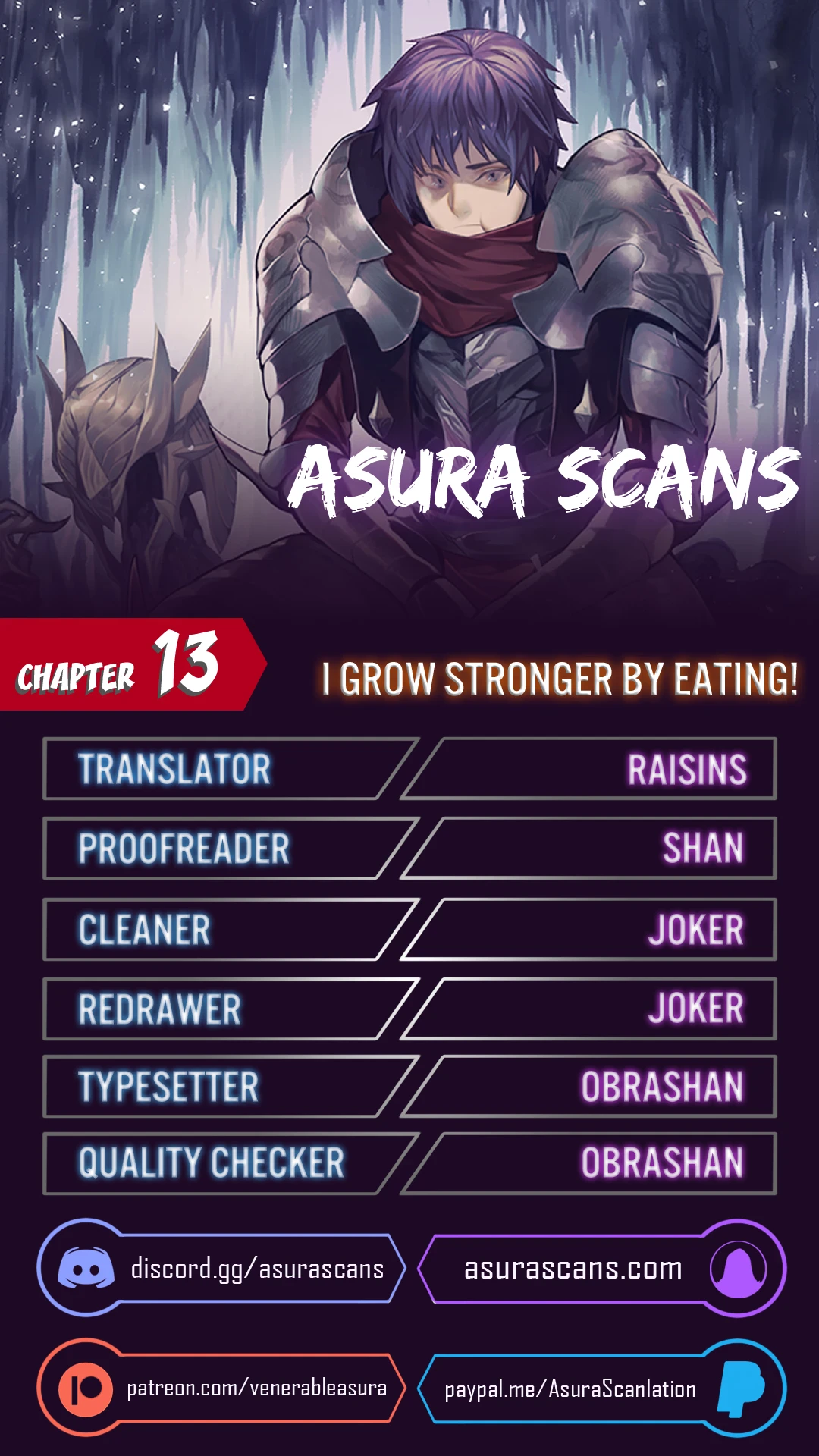 Read I Grow Stronger By Eating EN Manga Online