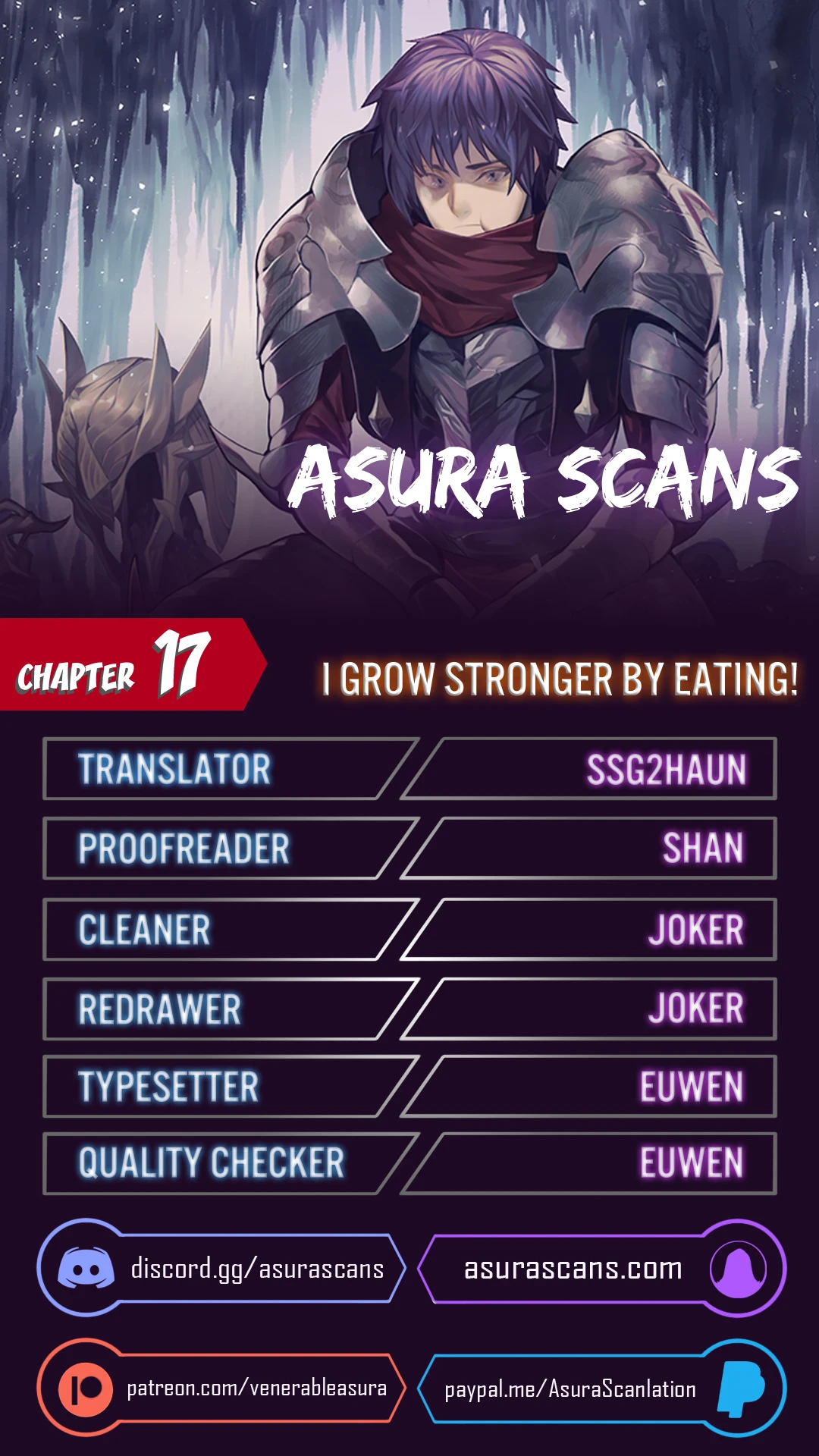 Read I Grow Stronger By Eating EN Manga Online