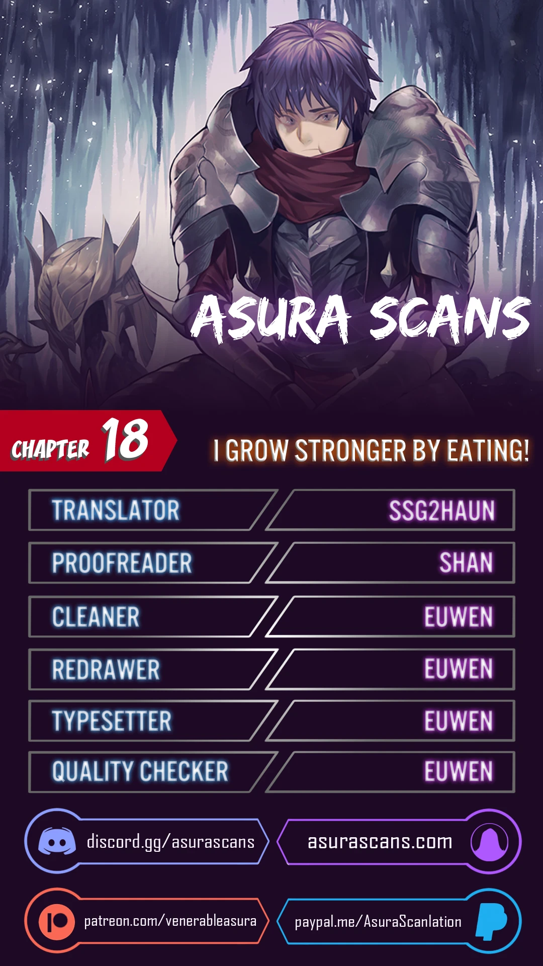 Read I Grow Stronger By Eating EN Manga Online
