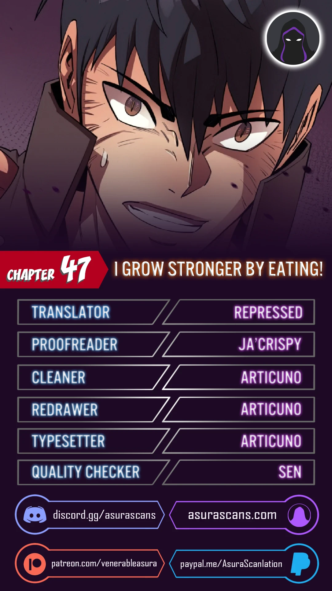 Read I Grow Stronger By Eating EN Manga Online