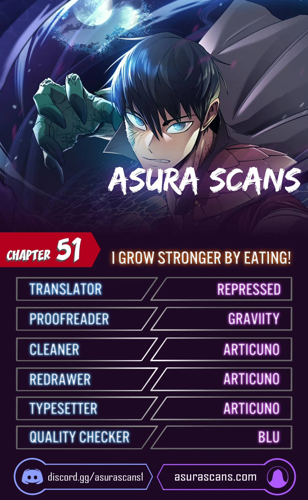 Read I Grow Stronger By Eating EN Manga Online