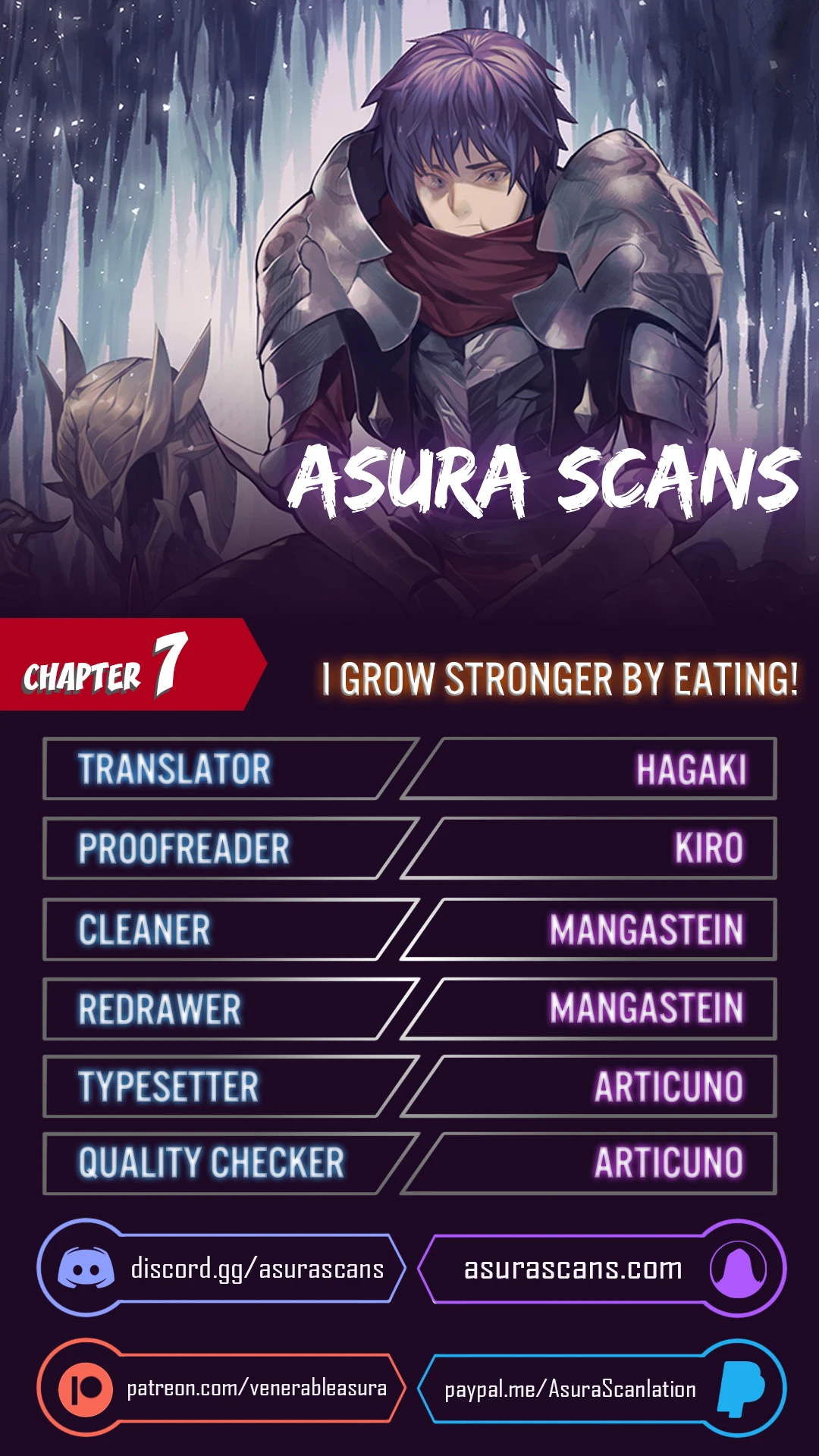 Read I Grow Stronger By Eating EN Manga Online