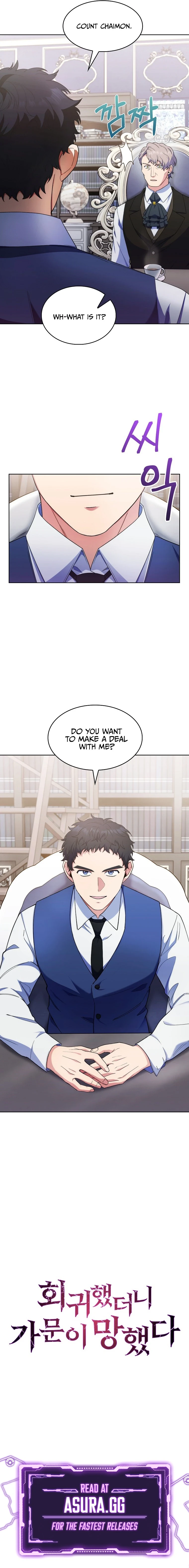 Read I Regressed To My Ruined Family EN Manga Online