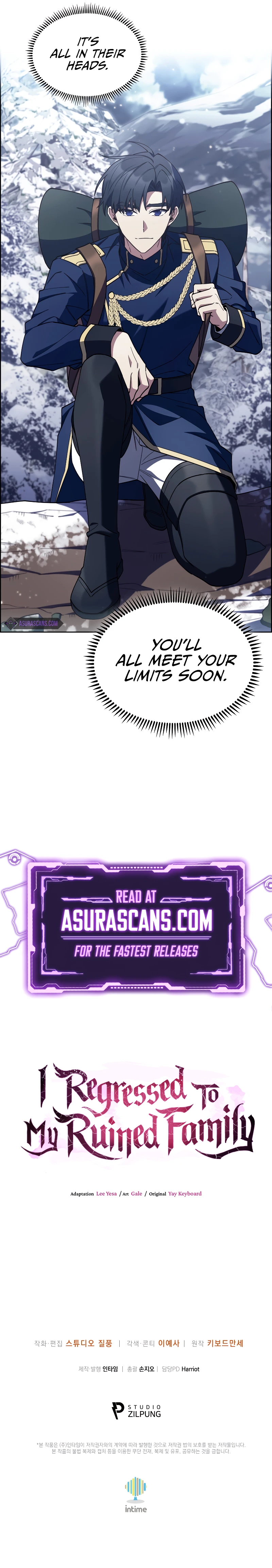 Read I Regressed To My Ruined Family EN Manga Online