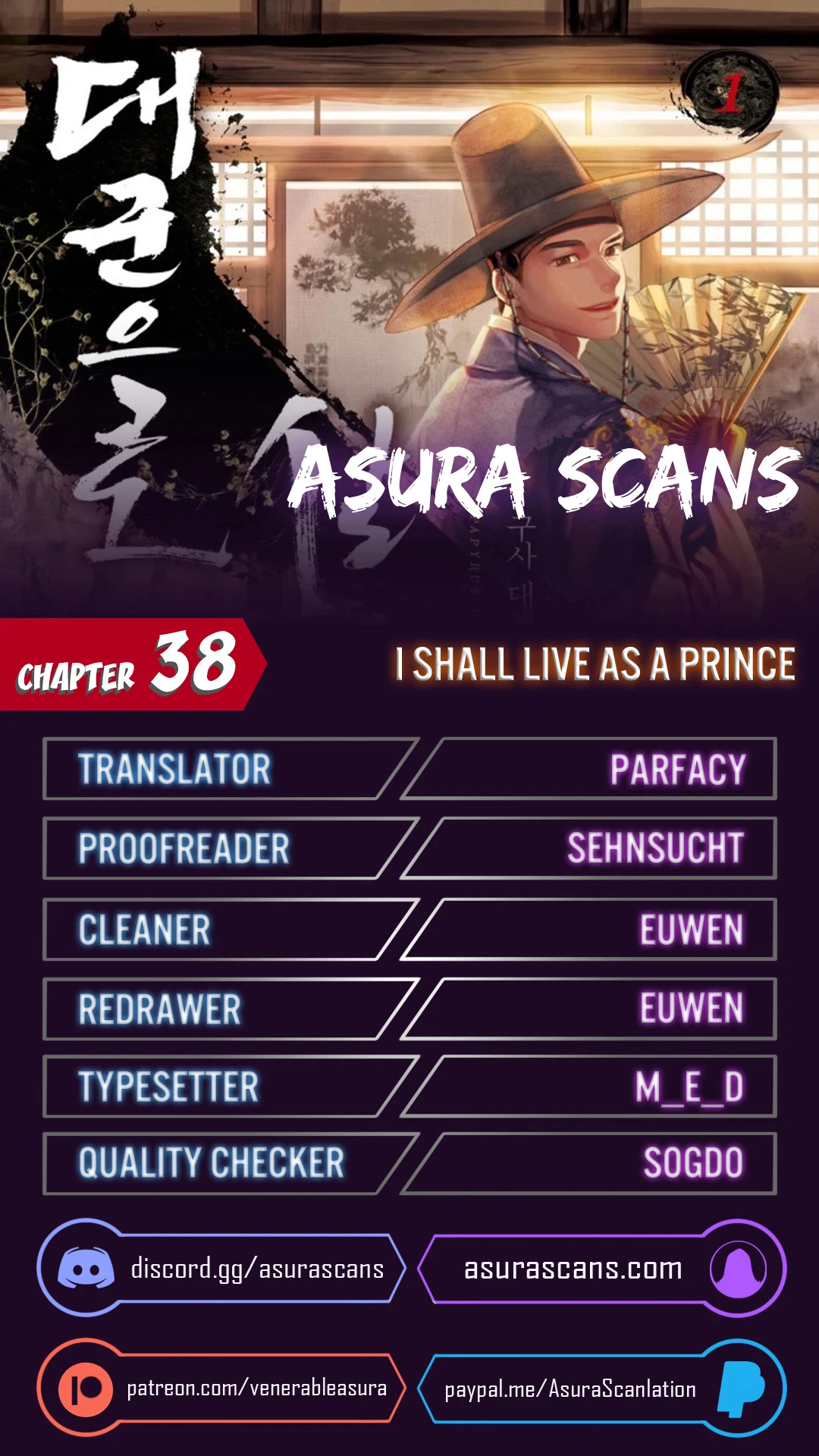 Read I Shall Live As A Prince EN Manga Online