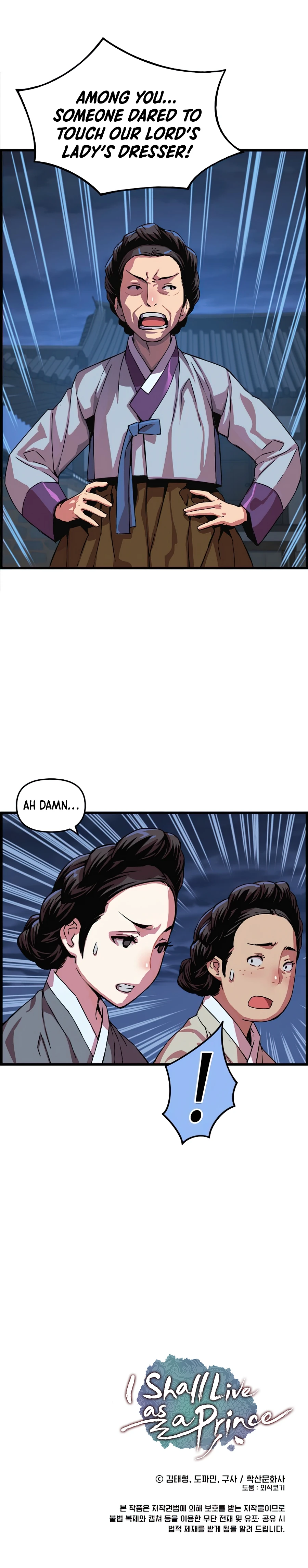 Read I Shall Live As A Prince EN Manga Online