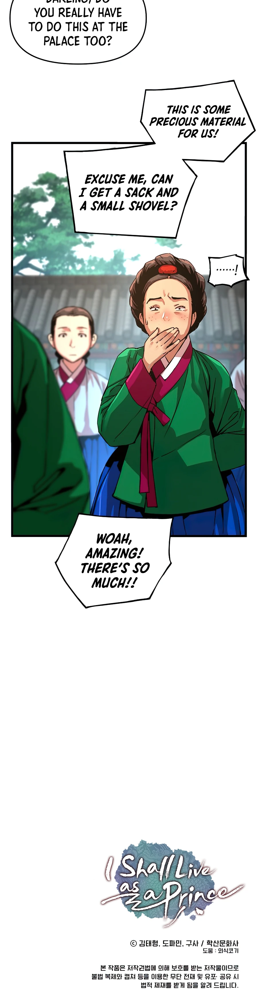 Read I Shall Live As A Prince EN Manga Online
