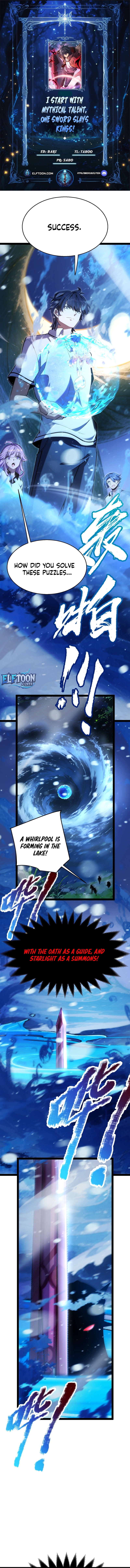 Read I Start with Mythical Talent, One Sword Slays Kings! EN Manga Online