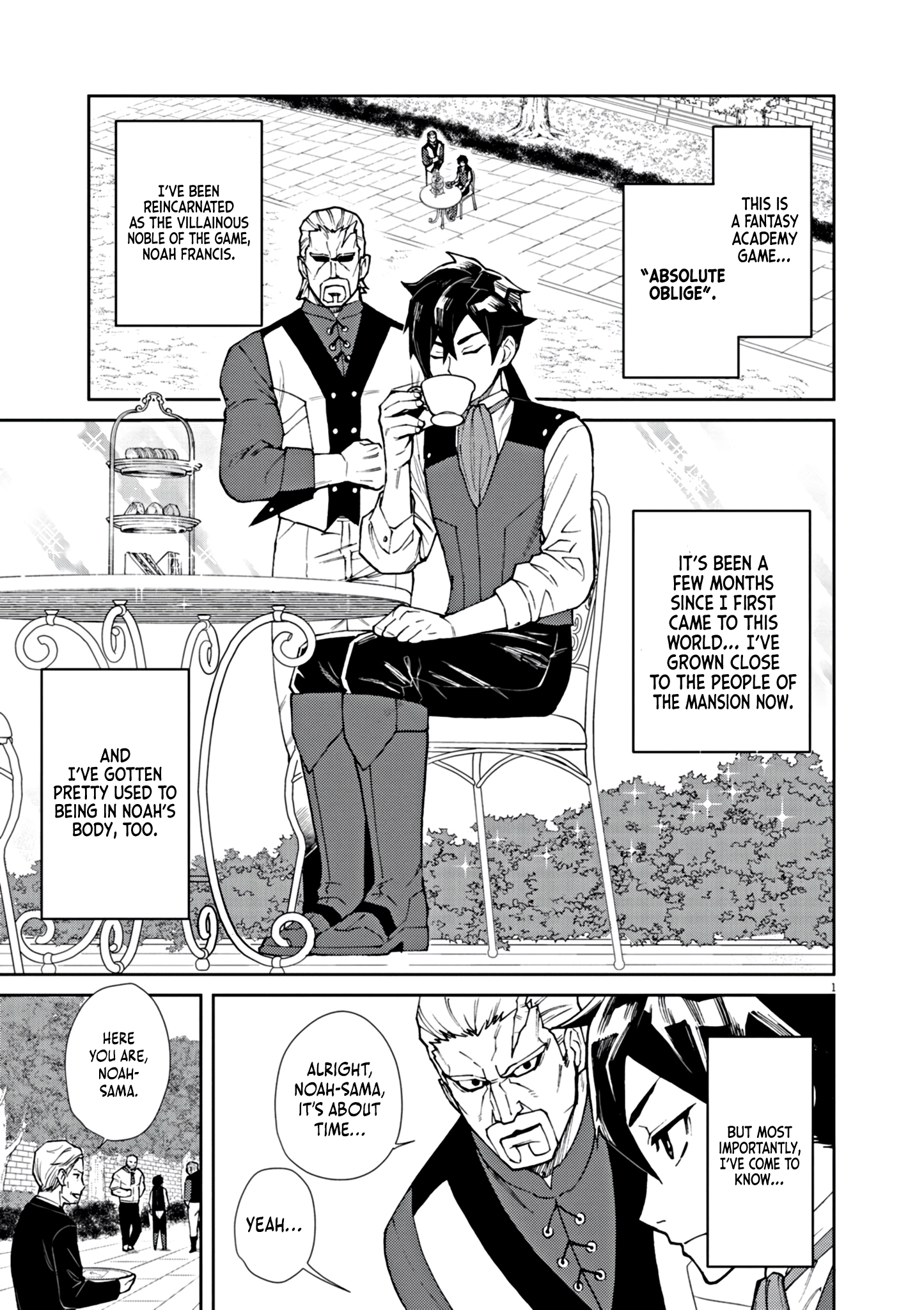 Read I Was Reincarnated as an Evil Noble in a Game and Became Unparalleled With My Overpowered Muscles EN Manga Online