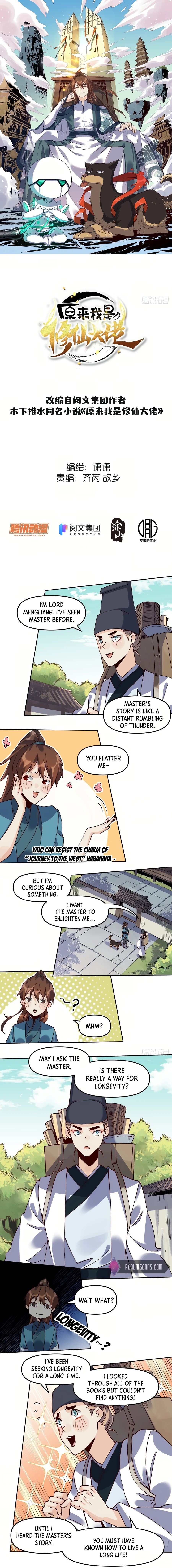 Read I’m Actually a Cultivation Bigshot EN Manga Online