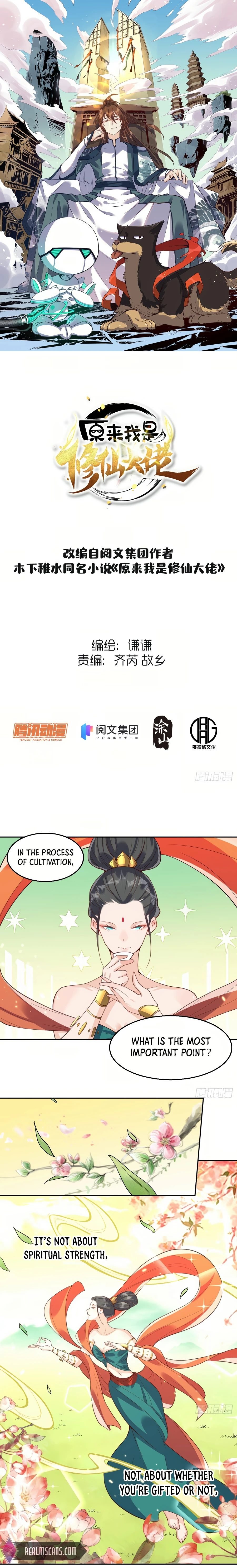 Read I’m Actually a Cultivation Bigshot EN Manga Online