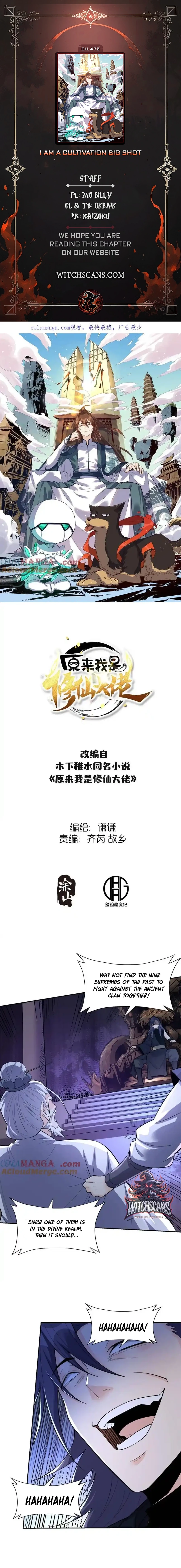 Read I’m Actually a Cultivation Bigshot EN Manga Online