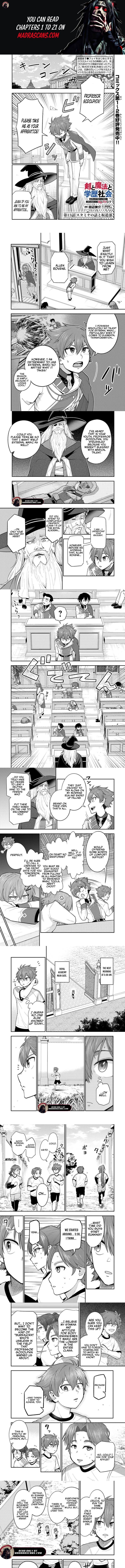 Read Ken to Mahou to Gakureki Shakai EN Manga Online