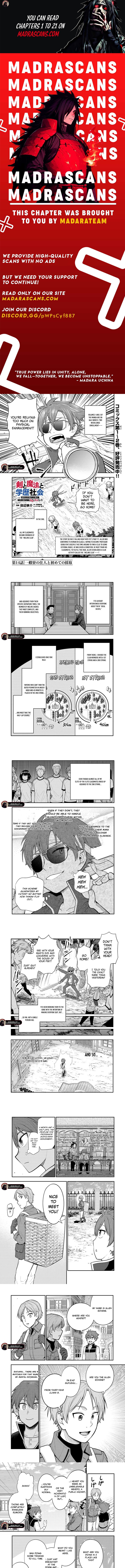 Read Ken to Mahou to Gakureki Shakai EN Manga Online