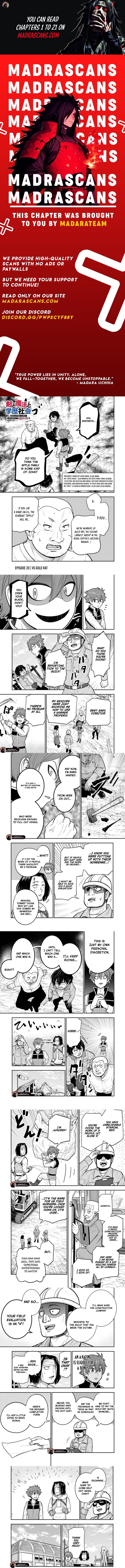 Read Ken to Mahou to Gakureki Shakai EN Manga Online