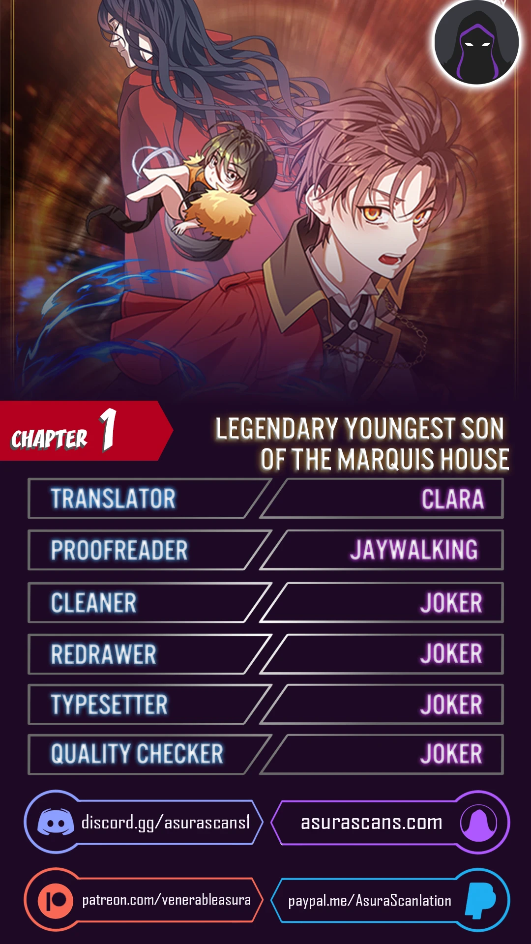 Read Legendary Youngest Son Of The Marquis House EN Manga Online