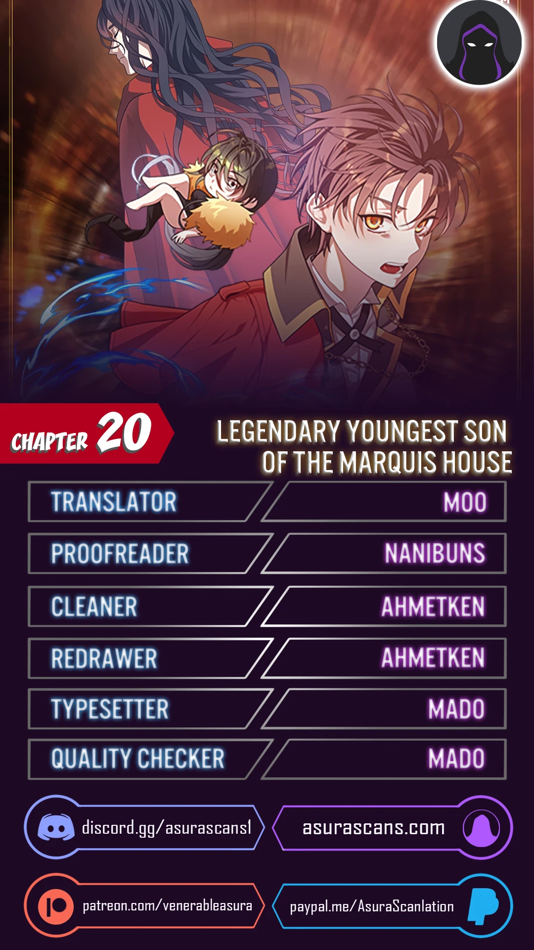Read Legendary Youngest Son Of The Marquis House EN Manga Online