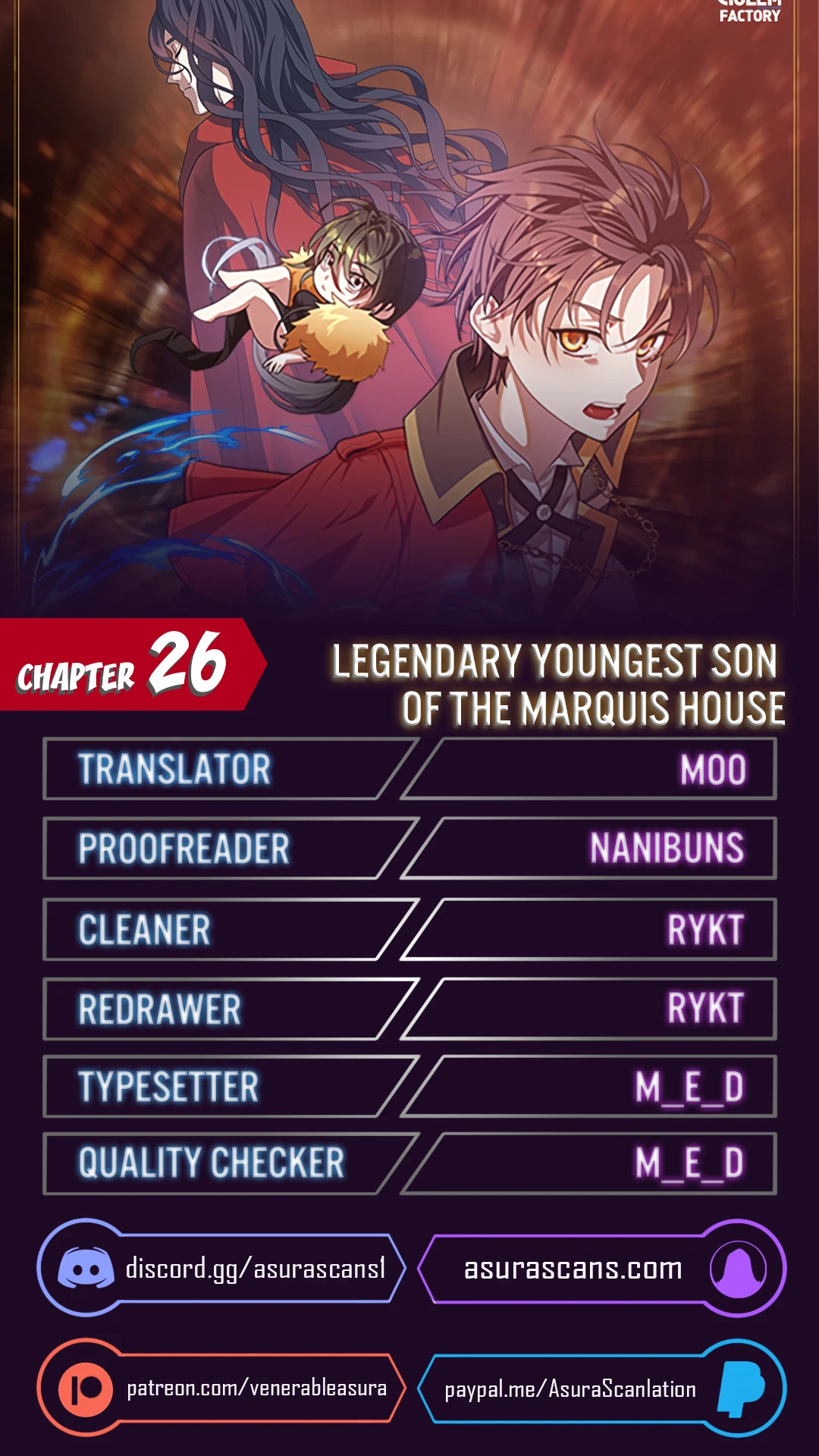 Read Legendary Youngest Son Of The Marquis House EN Manga Online