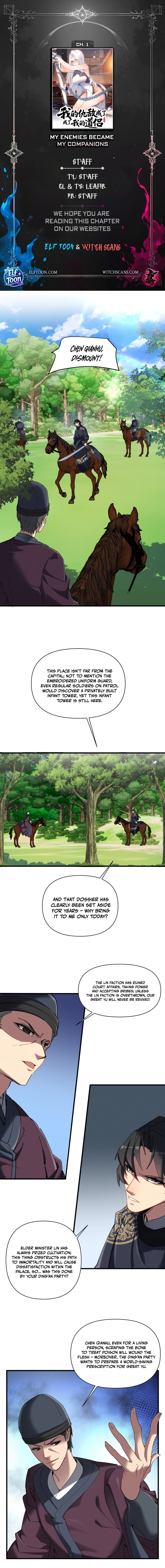 Read My Enemies Became My Companions EN Manga Online