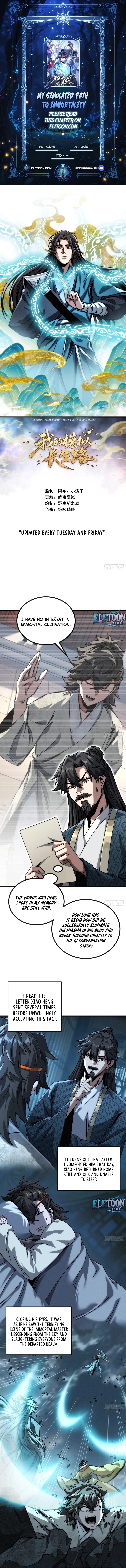 Read My Simulated Path to Immortality EN Manga Online