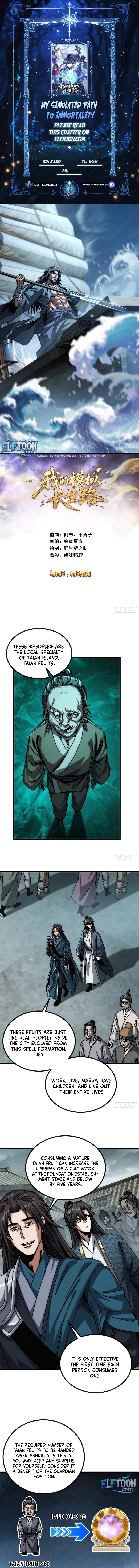 Read My Simulated Path to Immortality EN Manga Online