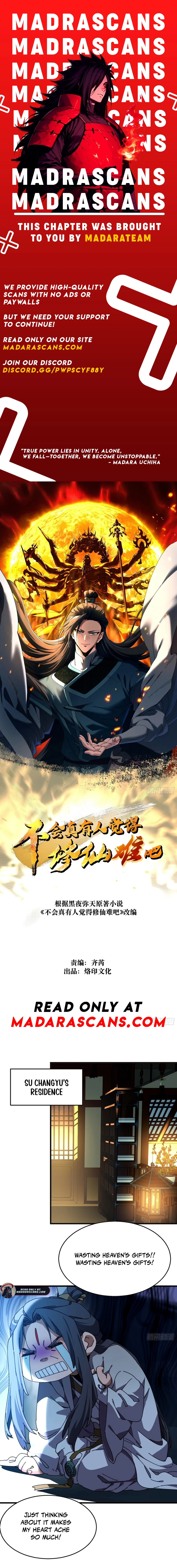 Read People Actually Think Cultivation Is Hard EN Manga Online
