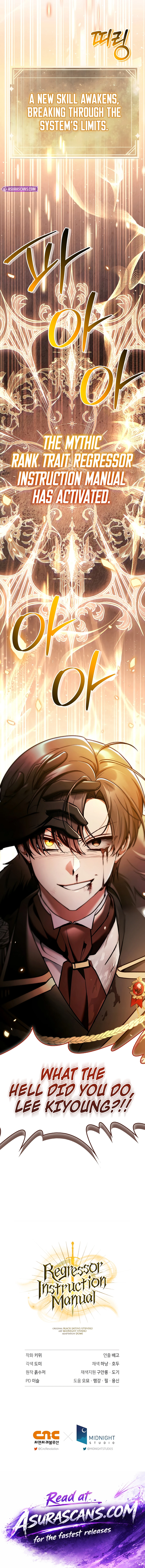 Read Regressor Instruction Manual EN Manga Online