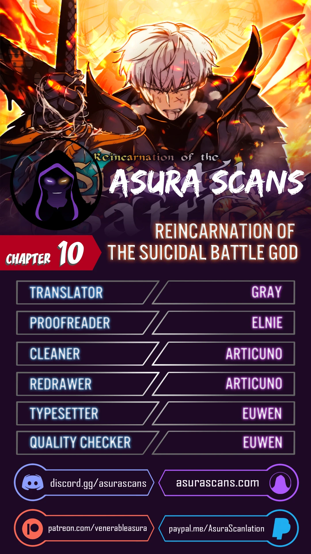Read Reincarnation Of The Suicidal Battle God EN Manga Online