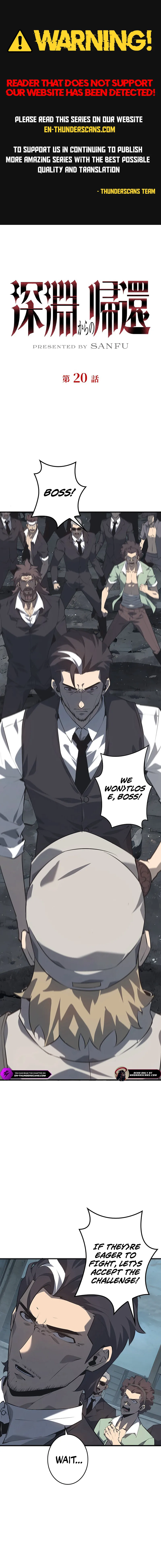 Read Return From The Depth EN Manga Online